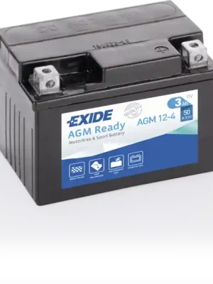 Super Cena Exide AGM 12V 3Ah 50A AGM12-4