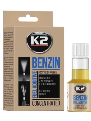 Aktuální K2 BENZIN 50 ML čistič vstřikovačů paliva