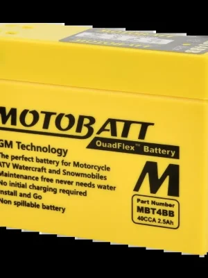 Víkendová Akce Motobatt 12V 2,5Ah 40A MBT4BB