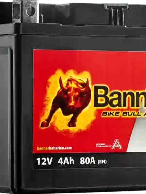 Banner Bike Bull AGM 12V 4Ah 80A 504 12 / YTX5L-BS Bezpečná Platba