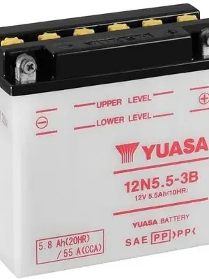 YUASA 12N5.5-3B 12V 5,8Ah 55A Nízká Cena