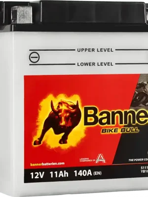 Nejlepší Volba Banner Bike Bull 12V 11Ah 140A 511 12 / YB10L-A2
