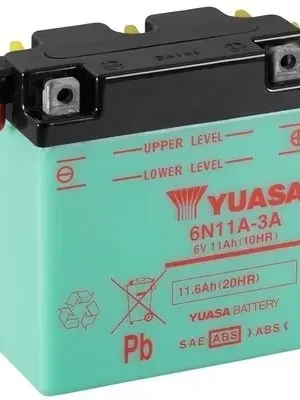 Ověřený YUASA 6N11A-3A 6V 11,6Ah