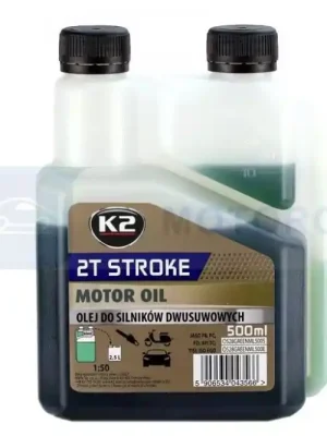 K2 TEXAR 2T STROKE 500 ml ZELENÁ - motorový olej polosyntetický Poslední Šance