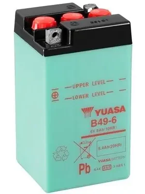 Vysoce Kvalitní YUASA B49-6 6V 8Ah