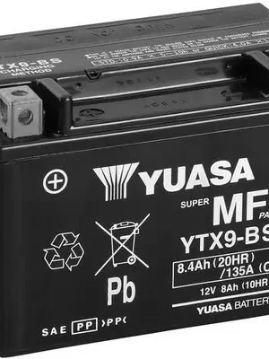 YUASA YTX9-BS 12V 8,4Ah 135A Expresní Doručení