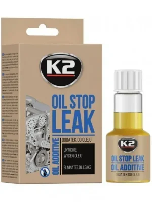 K2 OIL STOP LEAK 50 ml - zamezuje únikům oleje z motoru Časově Omezené