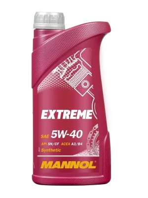 MANNOL EXTREME 5W-40 1L SN/CF, A3/B4, VW 502.00/505.00, MB229.3/226.5 Autentický