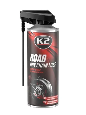 Časově Omezené K2 ROAD Dry Chain Lubricant - sprej na řetězy 400ml