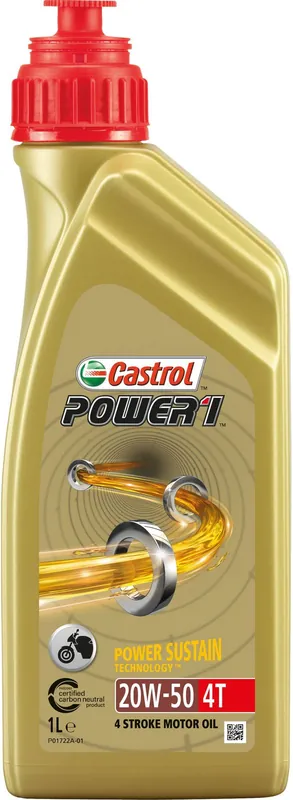 Nejlepší Cena Motorový olej Castrol Power 1 4T 20W-50, 1L