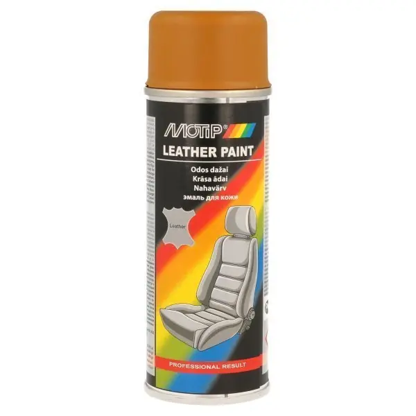 Motip 04237 Barva na kůži a koženku světle hnědá Spray 200 ml Přímo Od Výrobce