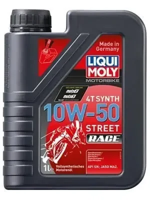 Nízká Cena Liqui Moly 1502 Motorbike 4T Synth Street Race 10W-50 1L