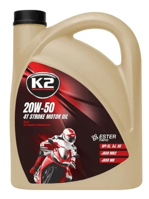 Nízká Cena K2 20W-50 4T Storke Motor Oil 4L