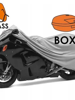 Přímo Od Výrobce TKN Connect WOD000034 Motocyklový potah - eXtreme® Oxford 300D - velikost S BOX-GLASS