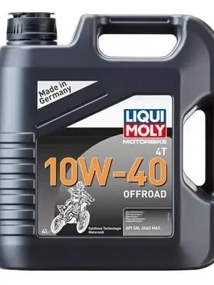 Ověřený Liqui Moly 3056 Motorbike 4T 10W-40 Offroad 4L