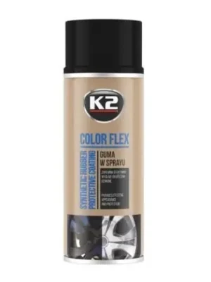 K2 Color flex Černý - lesklý 400ml Akční Nabídka
