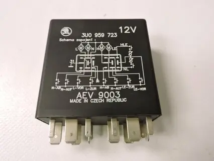 Relé vyhřívaného sedadla SUPERB I., ORIGINAL 3U0959723 Značkový