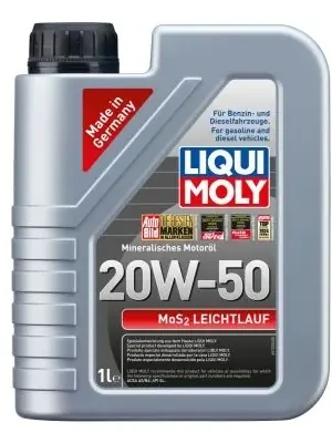Liqui Moly MoS2 Leichtlauf 20W-50, 1L Výprodej