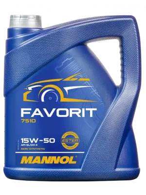 MANNOL Favorit 15W-50 7510 4L Cenový Hit