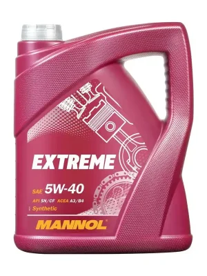 Super Cena MANNOL EXTREME 5W-40 5L SN/CF, A3/B4, VW 502.00/505.00, MB229.3/226.5