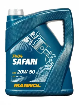 Nová Kolekce Mannol 20W-50 SAFARI 5L