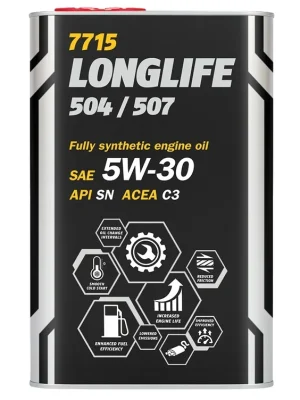 MANNOL Longlife 504/507 5W-30 7715 5L Vysoce Kvalitní