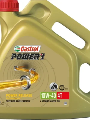 Omezená Nabídka Motorový olej Castrol Power 1 4T 10W-40, 4L