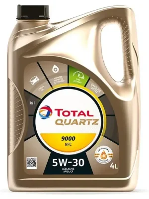 OLEJ TOTAL QUARTZ 5W30 4L 9000 NFC A5/B5 / SL/CF / WSSM2C 913 D / STJLR.03.5003 Expresní Doručení