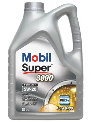 Motorový olej Mobil Super 3000 Formula F 5W-20, 5L Dokud Zásoby Vydrží