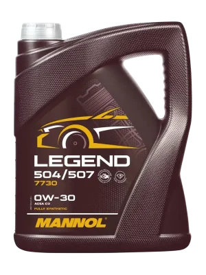 Nová Kolekce MANNOL Legend 504/507 0W-30 7730 5L