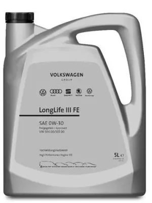 Motorový olej Original VAG Longlife III FE 0W-30, 5L Značkový