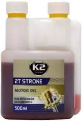 Motorový olej K2 TEXAR 2T Stroke červený, 500ml Nakupujte Hned