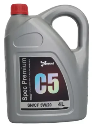Hit Sezóny OLEJ SPECOL 5W20 4L PREMIUM C5 / SN PLUS SN-RC/SM/CF / WSS M2C 948 B / GF-5 / STJLR.03.5004