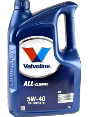 Motorový olej VALVOLINE All-Climate C3 5W-40, 5L Finální Výprodej