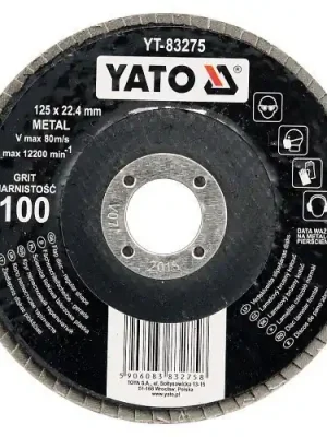 Koupit Online Yato Kotouč lamelový brusný na kov 125x22,4mm P60 YT-83273
