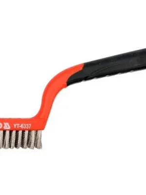 YT-6337 DRÁTĚNÝ KARTÁČ, NEREZOVÝ DRÁT, 3 ŘADY, PLASTOVÁ RUKOJEŤ Nejlepší Volba