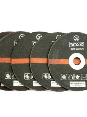 Kotouče řezné pro příčnou brusku YT-0994 Průměr kotouče: 75 mm 5 ks Expresní Doručení