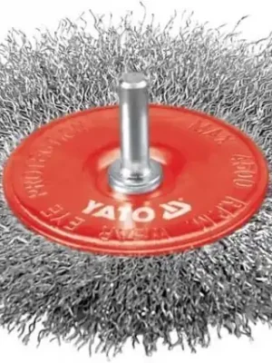Cenově Výhodný Kartáč drátěný boční s nástavcem do vrtačky 100 mm INOX