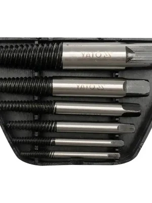 Vrtáky do přetržených šroubů SADA 6 ks Yato YT-0590 Super Cena
