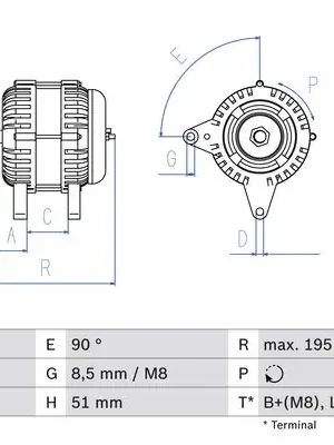 Přímo Od Výrobce Generátor BOSCH 0986082230