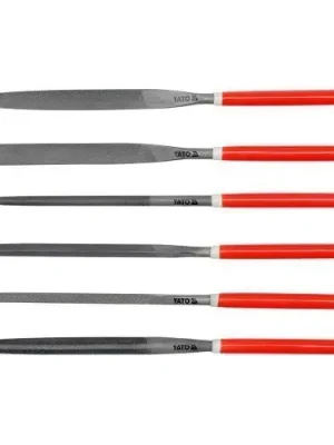Dokud Zásoby Vydrží Yato Sada pilníků jehlových 5 x 180 mm 6 ks YT-6162