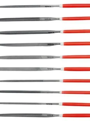 Yato Sada pilníků jehlových 3 x 140 mm 10 ks YT-6163 Akce