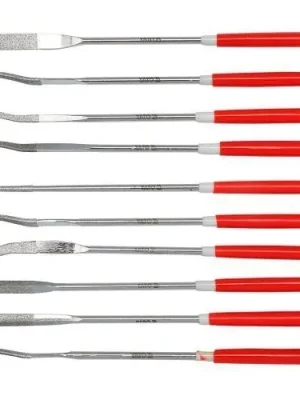 Přímo Od Výrobce Yato Sada pilníků jehlových diamantových 3 x 140 mm 10 ks 25 mm YT-6145