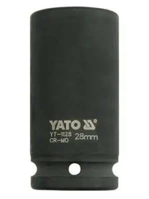 Dokud Zásoby Vydrží Yato Nástrčná hlavice šestihran, hluboký rázový 28mm CrMo YT1128