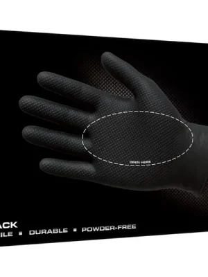 RUKAVICE NITRYLOVÉ ČERNÉ- EXTREME GRIP M 100ks Autentický