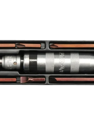 Tovární Cena Šroubovák úderový kovový s příslušenstvím 7 ks box kovový Yato YT-2801