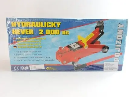 Zvedák pojízdný hydraulický 2T, CN Ověřený