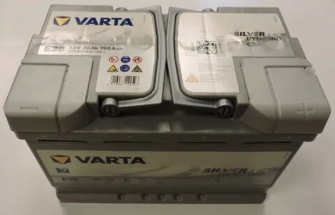 Dokud Zásoby Vydrží VARTA SILVER DYNAMIC AGM 12V 70Ah 760A, 570901076