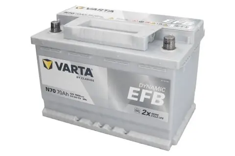Bezpečná Platba VARTA SILVER DYNAMIC EFB12V 70Ah 760A, 570500076, N70