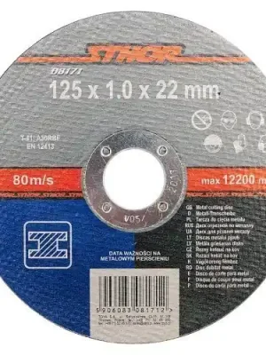 Sthor Kotouč na kov 125 x 22 x 1,0 mm TO-08171 Jen Po Omezenou Doba
